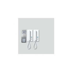 Siedle Nordic Siedle SET CA 812-2 E/W, Ledningsført, Rustfrit stål, Hvid, Væg