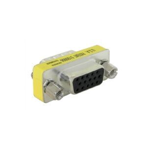 Delock - Gender changer VGA (omformer) - HD-15 (VGA) (hun) til HD-15 (VGA) (hun)