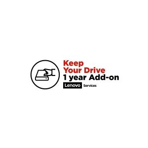 Lenovo Keep Your Drive Add On - Support opgradering - 1 år - for ThinkCentre M70t Gen 4  M80t Gen 3  ThinkCentre Neo 50t Gen 3  ThinkCentre neo 50t Gen 4