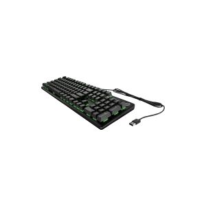 HP Pavilion Gaming 550 - Tastatur - bagbelyst - tysk - tastkontakt: rød kontakt - for OMEN 25L by HP  Victus 15L by HP  Victus by HP Laptop 16  Pavil