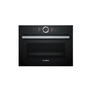 Bosch Serie   8 CSG656RB7 - Ovn - med dampfunktion - til indbygning - Wi-Fi - niche - bredde: 56 cm - dybde: 55 cm - højde: 45 cm - med selv-rengøring - Klasse A+ - sort