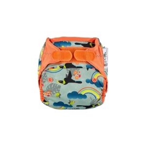 Close Caboo Nappy Wrap, V2 Toucan genanvendelig ble med bambusindlæg 3-16 kg, 1 stk.