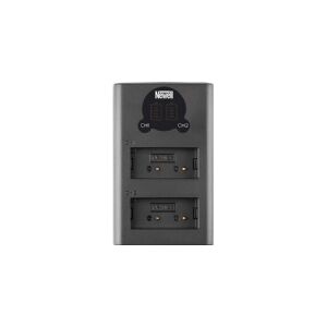 Newell Rubbermaid Newell kameraoplader Newell DL-USB-C dual-channel oplader til NP-W126 batterier