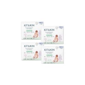 Kit and Kin bionedbrydelige bleer 4, 9-14 kg, 136 stk.