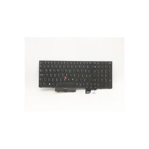 Lenovo Transimage - Notebooks udskiftningstastatur - med Trackpoint - bagbelyst - ungarsk - sort - for ThinkPad P15 Gen 1 20ST, 20SU  T15g Gen 1 20UR, 20US