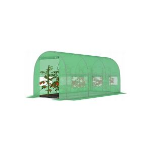 FUNFIT GREEN foil tunnel with windows - 7m2 = 350 * 200 * 200