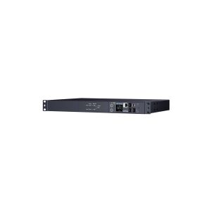 CyberPower Systems CyberPower Switched ATS PDU44004 - Strømfordelingsenhed (rackversion) - AC 200-240 V - 1-faset - Ethernet, serial - input: 2 x IEC 60320 C14 - output-stikforbindelser: 12 (12 x IEC 60320 C13) - 1U - 3.05 m ledning - sort