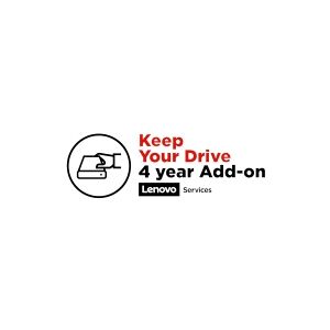 Lenovo Keep Your Drive Add On - Support opgradering - 4 år - for ThinkPad P14s Gen 3  P14s Gen 4  P15v Gen 3  P16s Gen 1  P16s Gen 2  P16v Gen 1
