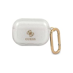 Guess GUAPUCG4GT AirPods Pro cover Transparent Glitter Collection
