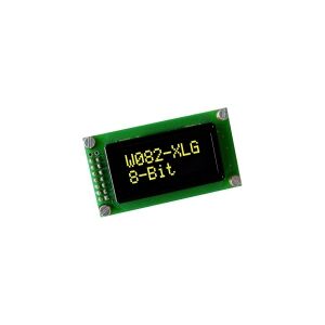 Electronic Assembly DISPLAY VISIONS OLED-display Gulgrøn 5.55 mm 3.3 V, 5 V Ciffertal: 2 EAW082-XLG