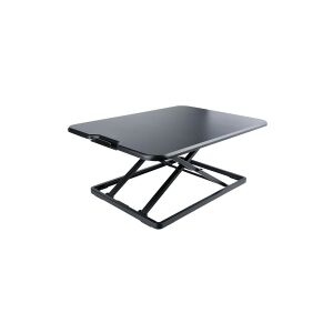 StarTech.com Standing Desk Converter for Laptop, Supports up to 8kg (17.6lb), Height Adjustable Laptop Riser w/ Slim Design, Table Top Sit Stand Desk