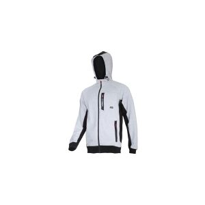 LAHTIPRO Lahti Pro Zip Hoodie grå sort, " L"  (L4012603)