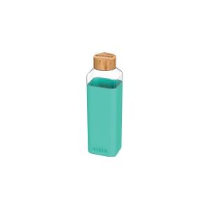 Quokka Storm - Vandflaske i glas 700 ml (Teal)