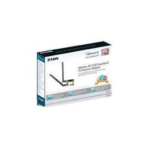 D-Link Systems D-Link Wireless AC1200 DWA-582 - Netværksadapter - PCIe lavprofil - Wi-Fi 5