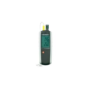 Luftfugtighedsmåler (hygrometer) VOLTCRAFT PL-100TRH 0 % rF 100 % rF -200 °C +1372 °C Kalibreret: Fabriksstandard