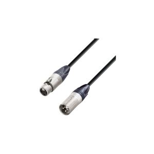 AH Cables KM3FMBLK XLR Forbindelsesledning [1x XLR-tilslutning - 1x XLR-stik] 3.00 m Sort