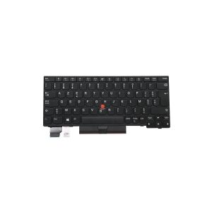 Lenovo Lite-On - Notebooks udskiftningstastatur - med Trackpoint, UltraNav - AZERTY - belgisk - sort - FRU - for ThinkPad L13 Gen 2  L13 Yoga Gen 2  X13 Gen 1