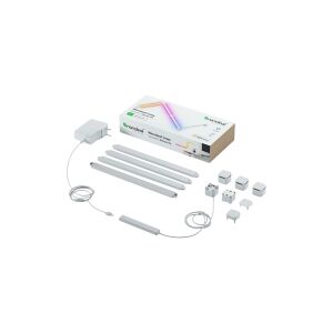 Nanoleaf Lines 90 Degress Smarter Kit - Trådløst belysningssæt - LED x 4 - 2 W - RGBW-lys - 1200-6500 K - linje