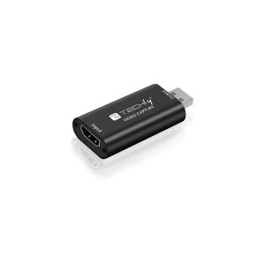 Techly I-USB-VIDEO-1080TY, Sort, Windows 10, Windows 7, Windows 8, Windows Vista, Windows XP, 1920 x 1080 pixel, 12 Bit, 60 Hz, HDMI