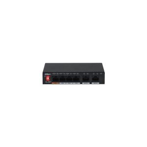 Dahua Technology PFS3006-4ET-60, Ikke administreret, Fast Ethernet (10/100), Strøm over Ethernet (PoE)