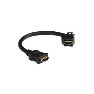 SCHNEIDER ELECTRIC HDMI keystone til HDMI hun forlængerkabel, HDMI V2.0, længde 20 cm