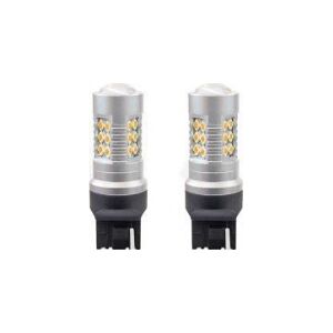 LED-pærer canbus 3030 24smd t20 wy21w orange amber 12v 24v amio-02393