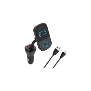 FM Transmitter LDNIO FM Transmitter LDNIO Bluetooth C705Q 2USB, USB-C + Lightning cable