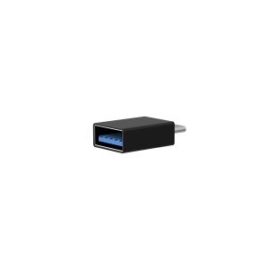 Sinox USB C - USB A adapter. Sort