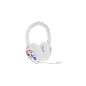 BuddyPhones Cosmos Plus ANC wireless headphones for kids (white)