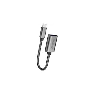 Dudao L15T USB-C to USB-A adapter Sølv