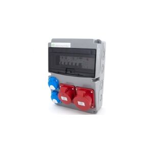 ELS Elektrotechnika Construction switchgear 32A/5P + 16A/5P + 2 * GS 230V + protection + differential, 11NO22C11C1F