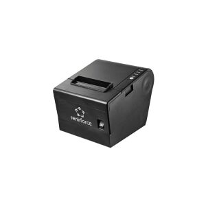 Renkforce RF-TPP3-01 Termotransfer-printer Direkte termo 203 x 203 dpi Etiketbredde (maks.): 80 mm USB, RS-232, LAN