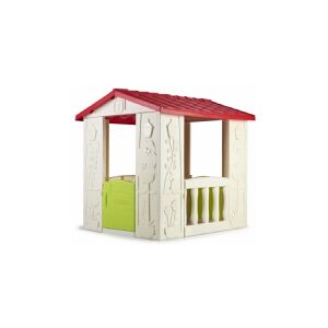 FEBER Happy House, Stående legehus, 2 År, 2 dør(e), Beige, Grøn, Rød