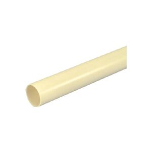 CSDK-SL Plastrør stiv, PVC 20 mm (3/4) gul/hvid 4 meter. De tåler en trykbelastning på 750N.