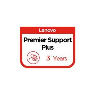 Lenovo Premier Support Plus Upgrade - Support opgradering - reservedele og arbejdskraft (for system med 3 års garanti på stedet) - 3 år - on-site - for ThinkCentre M90q Gen 3  M90q Gen 4  M90s Gen 4  M90t G4  M90t Gen 3  M90t Gen 4