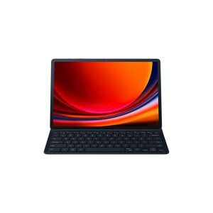 Samsung EF-DX810 - Tastatur og folio-kasse (bogomslag) - Tynd - Bluetooth, POGO pin - sort tastatur, sort etui - for Galaxy Tab S9+