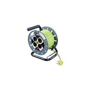 Luceco Masterplug ProXT Medium Open Reel - Strømfordelingsenhed - AC 125/250 V - output-stikforbindelser: 4 - Europa