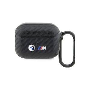BMW BMAPWMPUCA2 AirPods Pro cover juodas/juodas Carbon Double Metal Logo