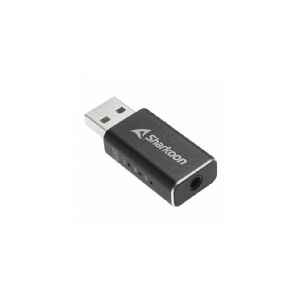 Sharkoon DAC Pro S, USB Type-A, 3,5 mm, Hanstik, Sort, PC, 2 V