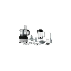 Braun FP 3233 SI, 2,1 L, Sort, Rustfrit stål, Knapper, 1,2 L, 4 diske, Plast