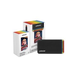 Polaroid Hi-Print Gen 2 E-Box Black, Termisk, 2.1 x 3.4 (5.3 x 8.6 cm), Bluetooth, Direkte udskrivning, Sort
