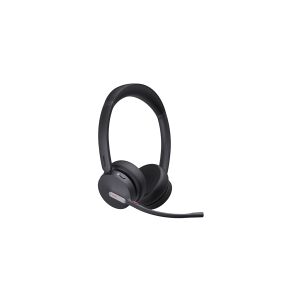 Yealink BH70 Dual UC - Headset - på øret - Bluetooth - trådløs - USB-C via Bluetooth adapter - sort - Optimeret til UC
