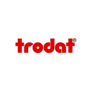 trodat tekststempel Professional 4.0 Typomatic 5253 krop: børstet rustfrit stål, farve grebshætte: sort, - 1 stk (5253PR4)