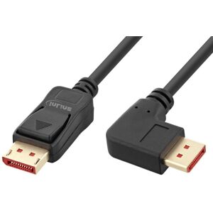 Displayport 1.4 Kabel - 8k - 30hz - Højre Vinklet - 2 M