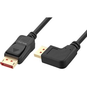 Displayport 1.4 Kabel - 8k - 30hz - Venstre Vinklet - 2 M