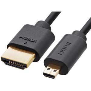 Inline Ultra High Speed Micro Hdmi Til Hdmi Kabel - 8k - 1.5 M