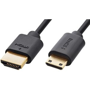 Inline Hdmi Til Mini Hdmi Kabel - 8k/4k - Guldbelagt - 0.3 M