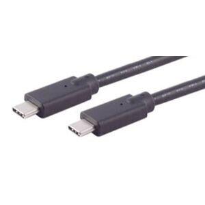 Usb-C Til Usb-C Pd Kabel - 5a/20v/100w - Sort - 2 M