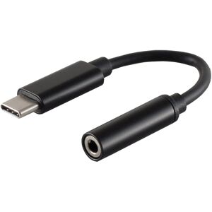 Usb-C Til 3.5 Mm Adapter - Aktiv / Digital - Sort