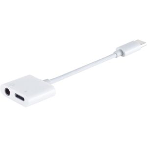 Usb-C Til Minijack 3.5 Mm Lyd Adapter - Hvid